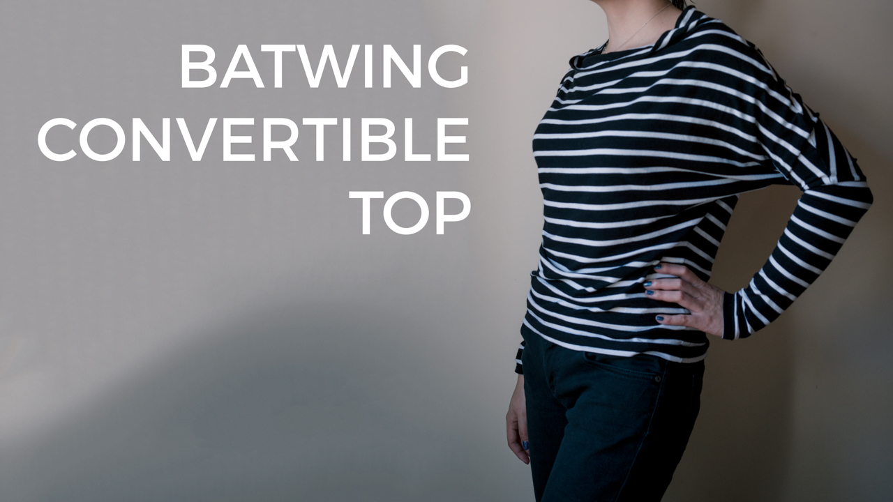 Batwing Convertible Top (DIY Norma Kamali All-In-One Tunic)