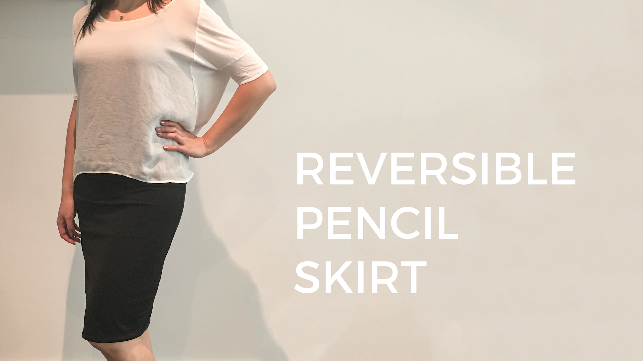 Reversible Pencil Skirt
